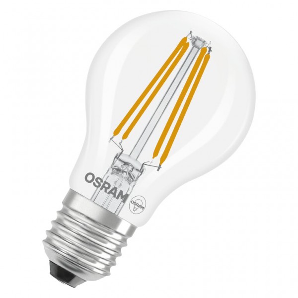 Osram / Ledvance Classic A LED Filament Value 7-60W 827 warmweiß 806lm E27 klar 300° 6er Pack 220-240V
