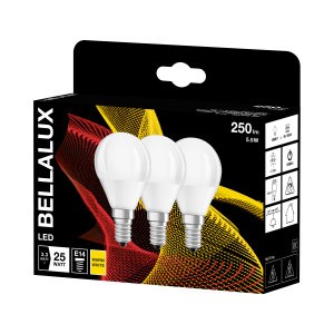 Osram Bellalux Classic P LED 3er Pack 3.3W/827 warmweiß 250lm matt E14