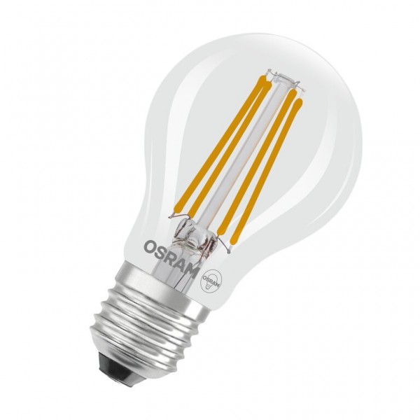 Osram / Ledvance Classic A LED Filament UltraEfficient 2.2-40W 827 warmweiß 470lm E27 klar 300° 2er Pack 220-240V