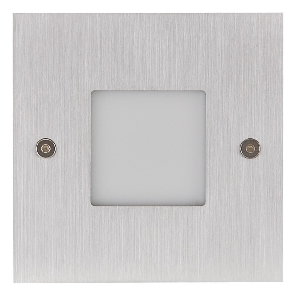 EVN LED Leuchte Aluminium viereckig 80x80x32mm 1W 3000K 60lm >80° IP20