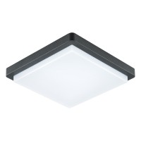EVN LED Leuchte anthrazit viereckig 235x235x64mm 14W 3000K 1266lm >80° 100-240V IP54  EVN LED Leuchte anthrazit viereckig 235x235x64mm 14W 3000K 1266lm >80° 100-240V IP54