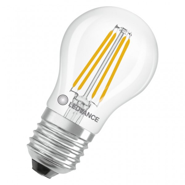 Osram / Ledvance Tropfen P LED Filament Performance 5.9-60W 827 warmweiß 806lm E27 klar 300° 220-240V