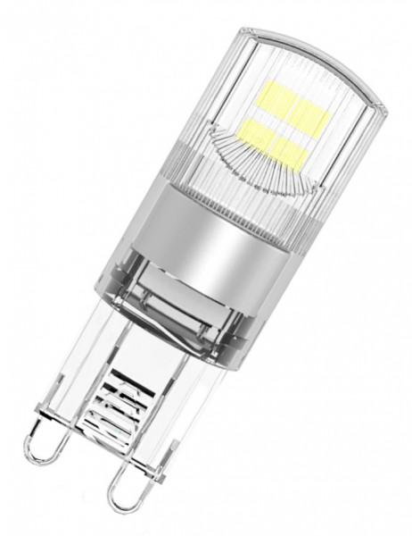 Modee Alu-Plastik Pin SMD LED 1.9-21W 840 kaltweiß 200lm G9 klar 300° 1er Blister 220-240V