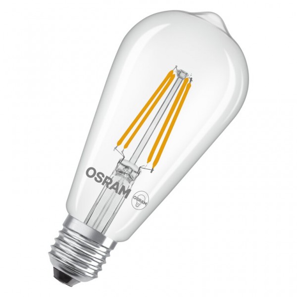Osram / Ledvance Star Edison ST LED Filament 5.9-60W 827 warmweiß 806lm E27 klar 300° 220-240V