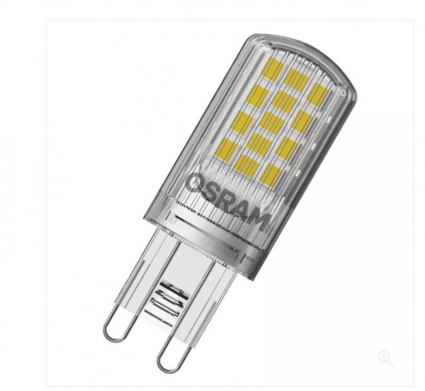Osram Parathom Pin LED 4.2W/827 warmweiß 470lm klar G9