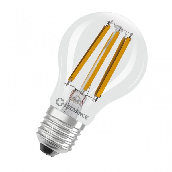 Osram / Ledvance Classic A LED Filament Superior UltraEfficient 5.7-75W 827 warmweiß 1055lm dimmbar E27 klar 300° 220-240V