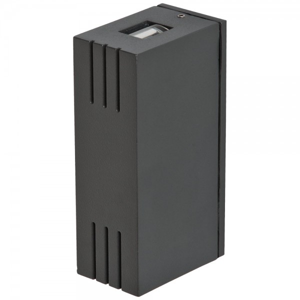 EVN Power-LED Leuchte anthrazit rechteckig 150x50x78mm 6W 3000K 180lm <5° 100-240V IP54
