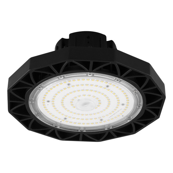 EVN runde LED Hallenleuchte 260x176mm 100-277V 100W 15000lm 4000K IP65 >80° schwarz