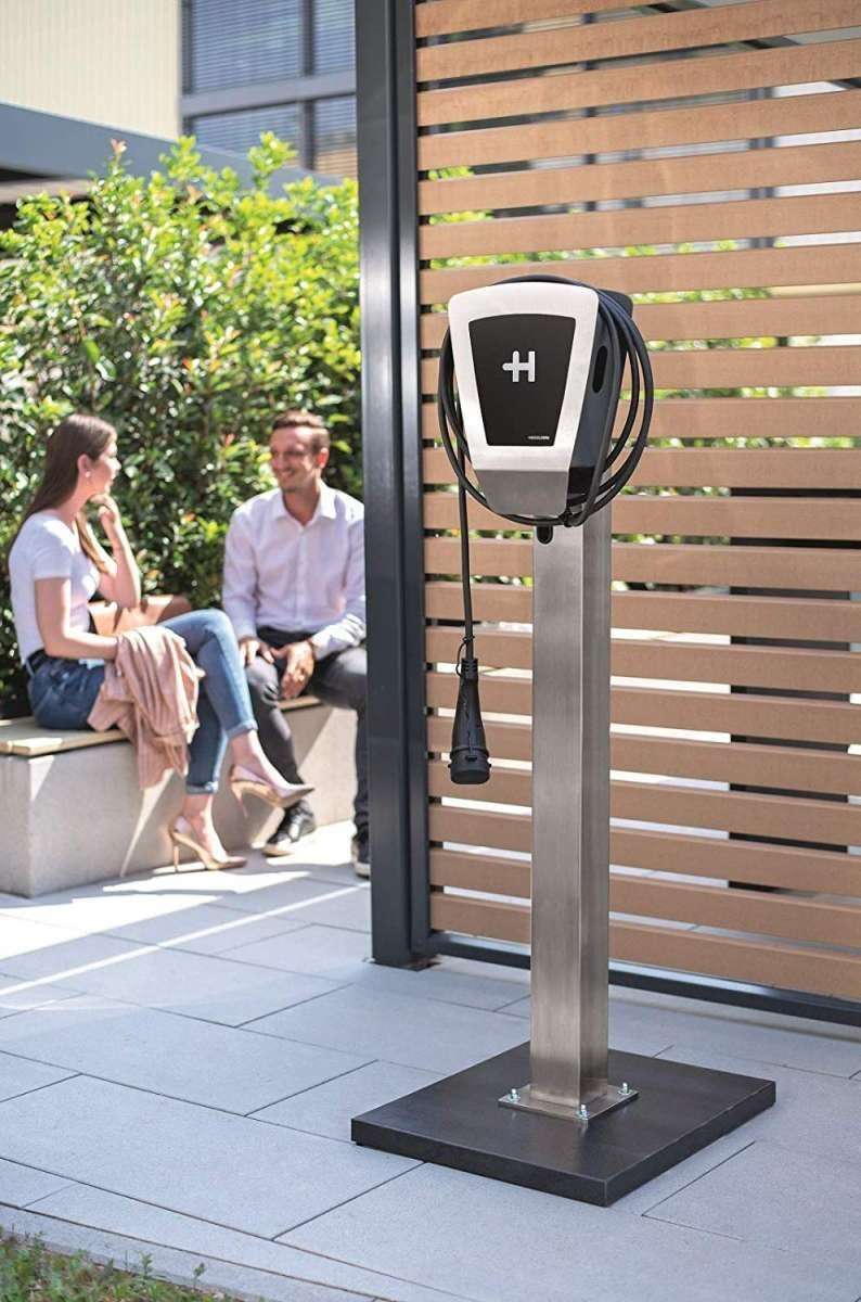 Heidelberg Wallbox Edelstahlstele Standfuß Ladestationen für
