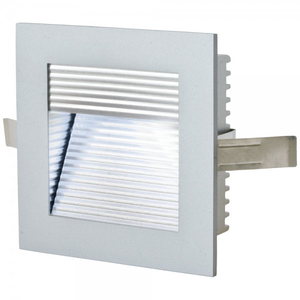 EVN Blendfreie viereckige LED Leuchte 90x90x41mm 1,2W 80lm 6000K IP20 Aluminium