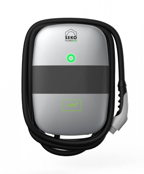 SEKO Wallbox HOMEECO 22kW RFID inkl. 5m Ladekabel Typ2