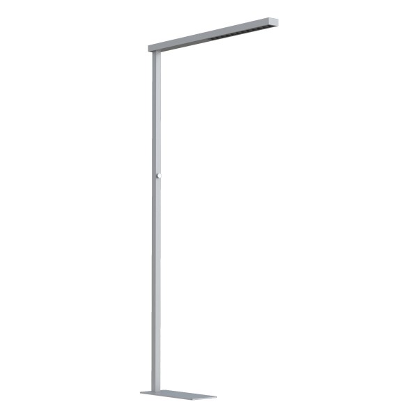 EVN ein Kopf nicht beweglich rechteckige LED Stehleuchte 980x180x1850mm 220-240V 58W 2725lm 4000K Si