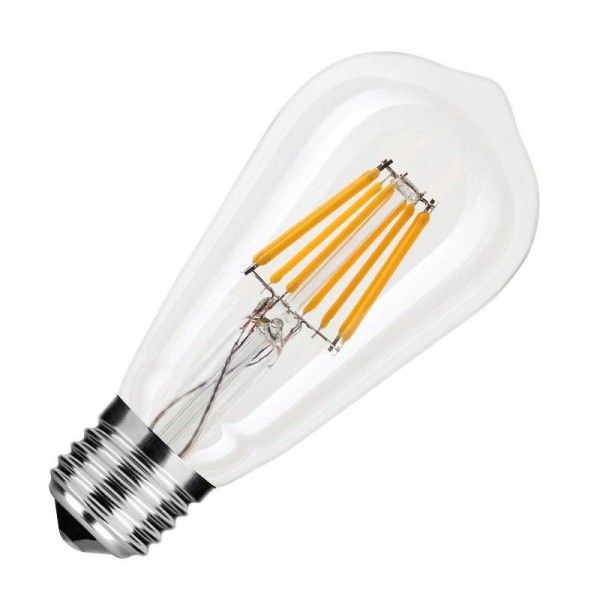 Modee LED Filament Birnenform ST58 8W/827 warmweiß 750lm E27 klar