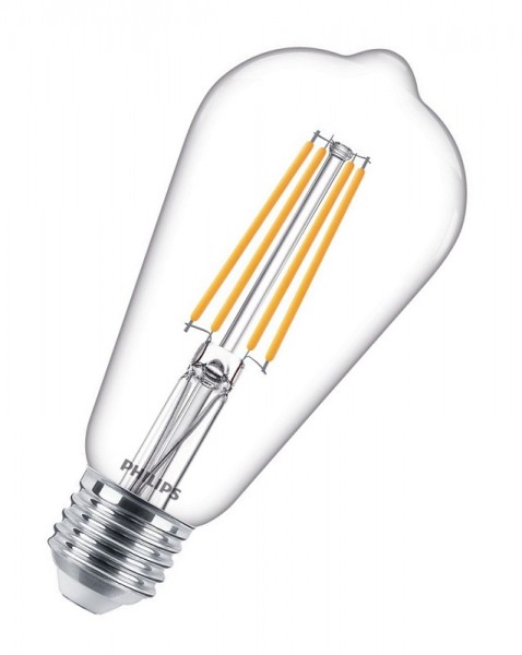 Philips Master Value LEDbulb Filament ST64 5.9W/927 warmweiß 806lm klar E27 dimmbar