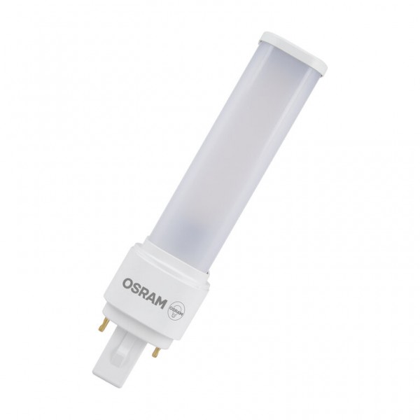 Osram / Ledvance Dulux D LED 5-10W 840 kaltweiß 600lm KVG AC G24d-1 matt 120°