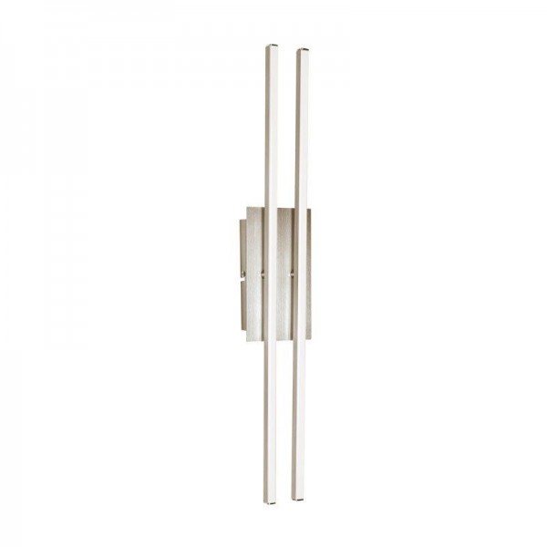 Osram LED Wand-/Deckenleuchte Stripe Twin 600+600 18W/830 1010lm warmweiß nicht dimmbar steel IP20