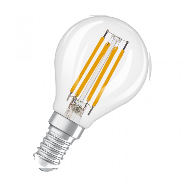 Osram / Ledvance Superstar Tropfen P LED Filament 3.4-40W 827 warmweiß 470lm dimmbar E14 klar 320° 220-240V