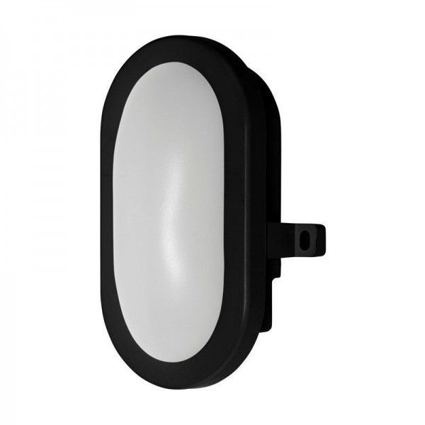 LEDVANCE LED Bulkhead 5,5W 4000K kaltweiß 450lm IP54 Schwarz