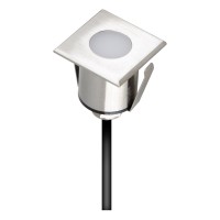 EVN Power-LED Bodeneinbauleuchte Edelstahl Optik viereckig 35x35x40mm 1W 3000K 100lm >80° 12V IP67 EVN Power-LED Bodeneinbauleuchte Edelstahl Optik viereckig 35x35x40mm 1W 3000K 100lm >80° 12V IP67