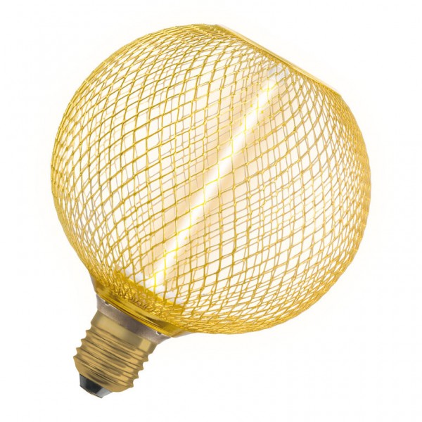 Osram / Ledvance Decor Globe G125 LED Filament Straw 3.5-14W 818 extra warmweiß 150lm dimmbar E27 gold 320° 220-240V