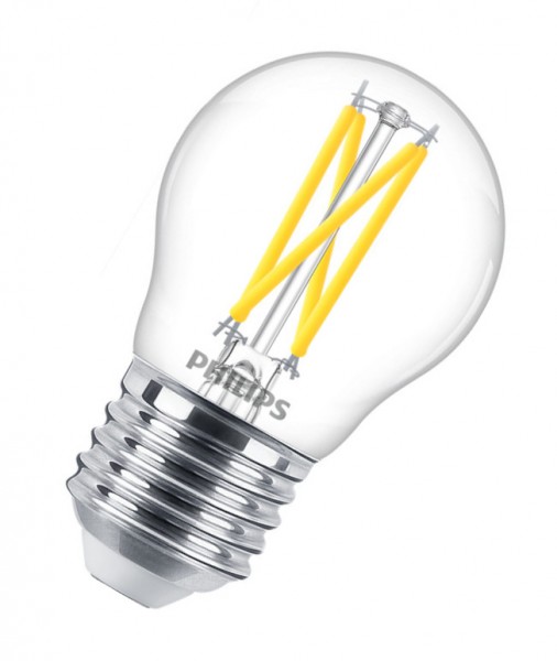 Philips Master LEDluster P45 LED Filament 2.5-25W/922-927 abstimmbares Weiß 340lm nur mit Spezial-Di