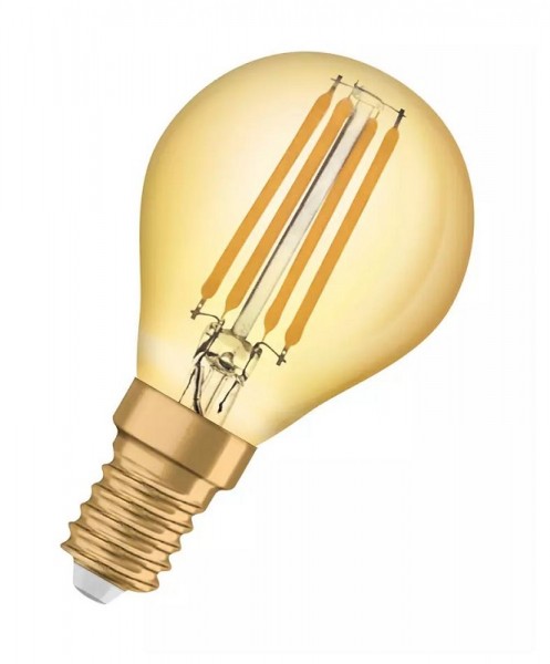 Osram Vintage 1906 Classic P45 LED 4.5W/825 warmweiß 410lm gold E14