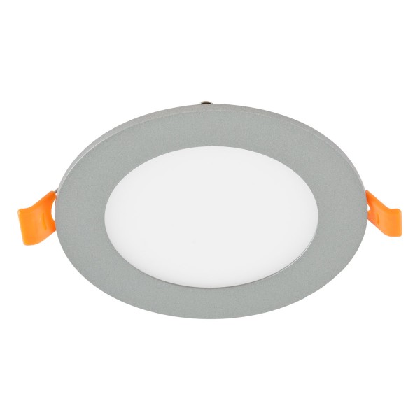 EVN LED Panel Silber rund 120x25mm 9W 3000K 600lm >80° IP20