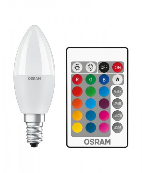 Osram Retrofit Classic B37 LED 5.5W/827 warmweiß 470lm matt remote control dimmbar E14