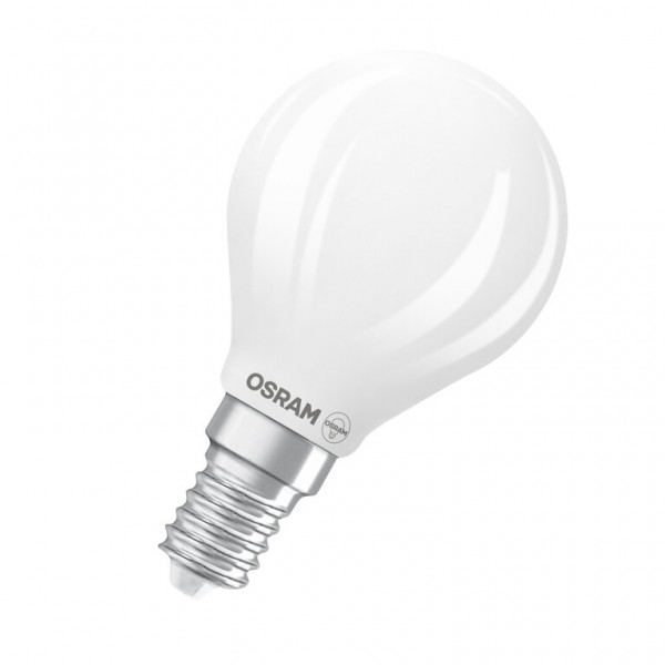 Osram / Ledvance Superstar Tropfen P LED Filament 3.4-40W 840 kaltweiß 470lm dimmbar E14 matt 320° 220-240V
