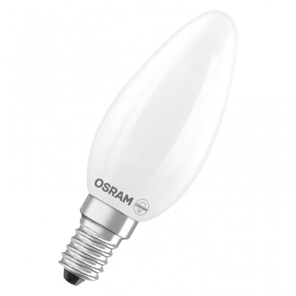 Osram / Ledvance Star Kerze B LED Filament 3.4-40W 827 warmweiß 470lm E14 matt 300° 2er Pack 220-240V