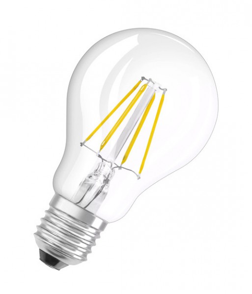 Osram Superstar Classic A60 LED Filament 4.5-40W/827 warmweiß 470lm dimmbar E27 matt 320°