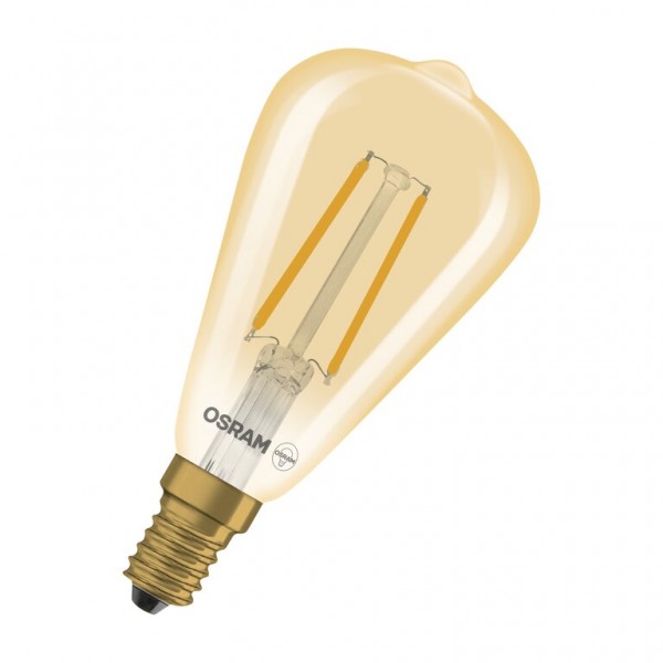 Osram / Ledvance Vintage 1906 Edison ST LED Filament 2.8-25W 822 extra warmweiß 250lm dimmbar E14 klar 320° 220-240V