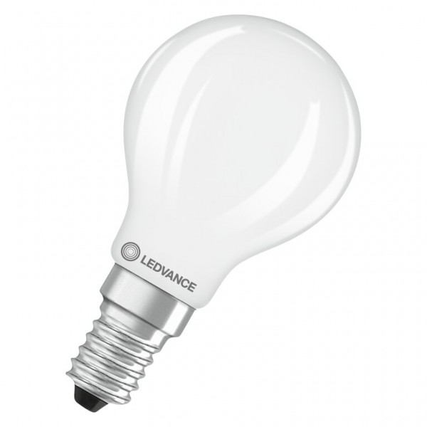 Osram / Ledvance Tropfen P LED Filament Performance 5.9-60W 827 warmweiß 806lm dimmbar E14 matt 300° 220-240V