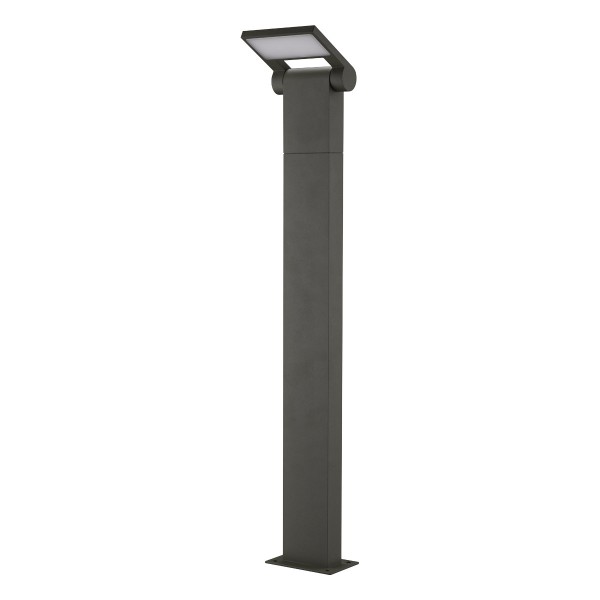 EVN Power-LED Wegeleuchte anthrazit schwenkbar rechteckig 120x139x1000mm 10W 3000K 600lm >80° 100-240V IP54