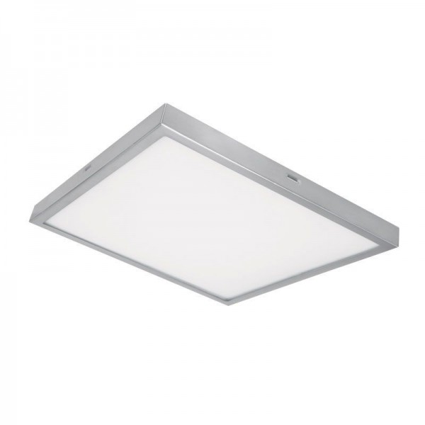 Osram Wand/-Deckenleuchte Lunive Vela 19W/840 1050lm kaltweiß nicht dimmbar grauweiß IP20