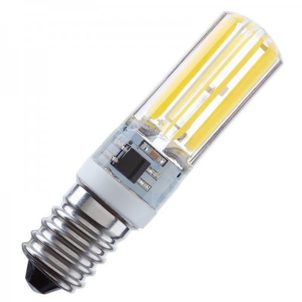 Modee LED Special COB Silikon T16 5-40W/827 E14 400lm klar echt warmweiß nicht dimmbar Röhrenform 360° 25000h ersetzt 40W