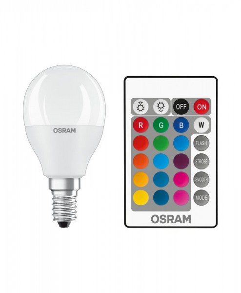 Osram Retrofit P45 LED 5.5W/827 warmweiß 470lm matt remote control dimmbar E14