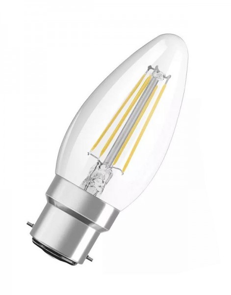 Osram Parathom Classic B LED Filament 4W/827 warmweiß 470lm klar B22d