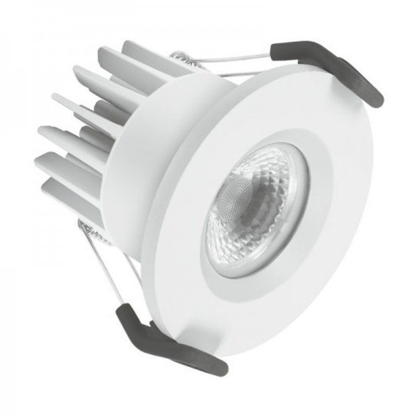 Osram/LEDVANCE LED Einbauleuchte Spot Feuerfest 7W 3000K warmweiß 530lm IP65 Weiß
