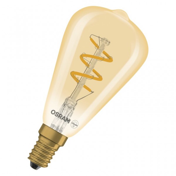 Osram / Ledvance Vintage 1906 Edison ST LED Filament Spiral 2.8-25W 822 extra warmweiß 250lm dimmbar E14 klar 320° 220-240V