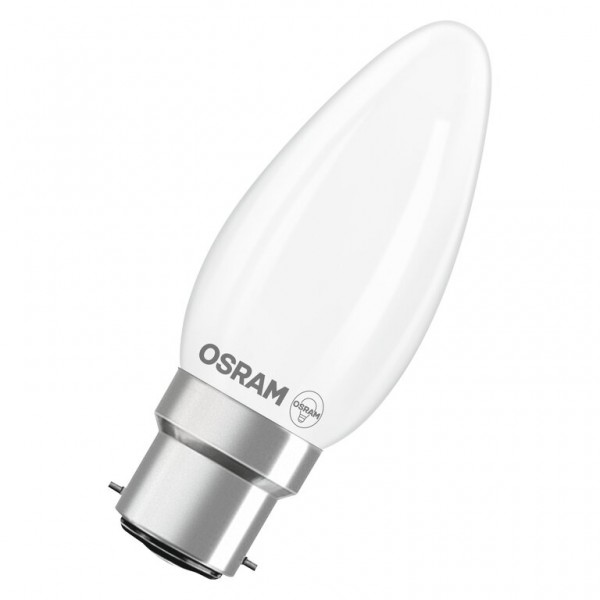 Osram / Ledvance Star Kerze B LED Filament 3.4-40W 840 kaltweiß 470lm B22d matt 300° 220-240V