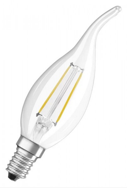 Osram Superstar Classic BA35 LED Filament 5-40W/827 warmweiß 470lm dimmbar E14 klar 300°