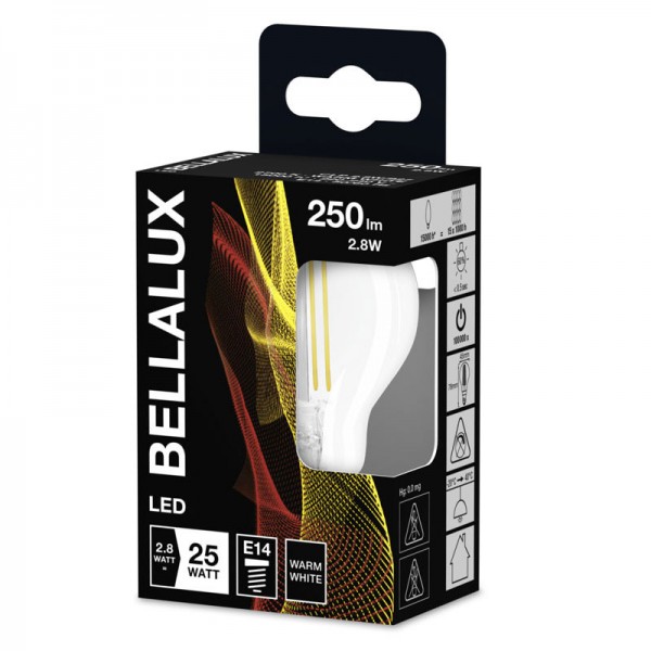 Osram Bellalux Classic P45 LED 2.5W/827 warmweiß 250lm matt E14