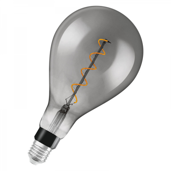 Osram LED Vintage 1906 Classic A160 Filament Smoke 5-12W/818 E27 110lm klar Warm Comfort Light 340° dimmbar