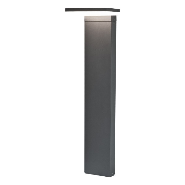 EVN LED Wegeleuchte anthrazit rechteckig 120x40x650mm 8W 3000K 625lm >80° 100-240V IP54
