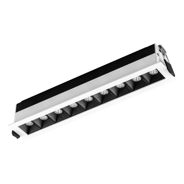 EVN rechteckige LED Leuchte 262x44x50mm 200-240V 15W 1500lm 3000K IP20 41-80° weiß