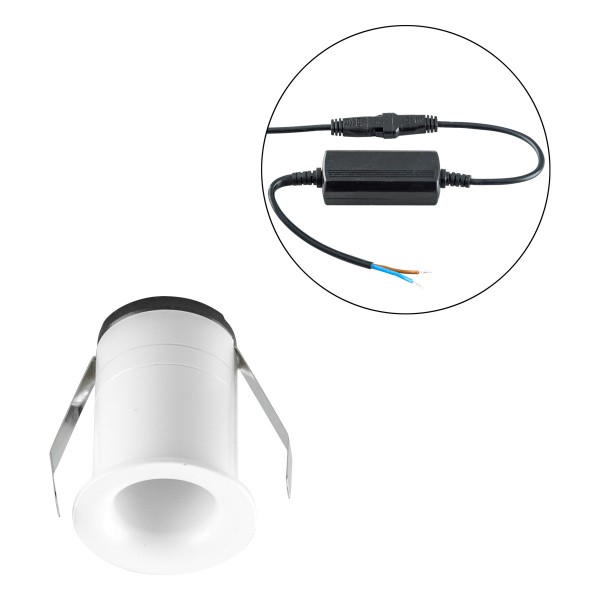 EVN LED Downlight weiß rund 35x46mm 3W 3000K 159lm 21-40° 200-240V IP44
