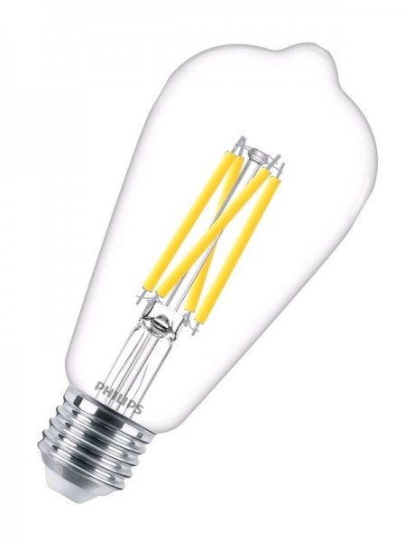 Philips Master Value LEDbulb DT Filament ST64 5.9W/927 warmweiß 806lm klar E27 dimmbar