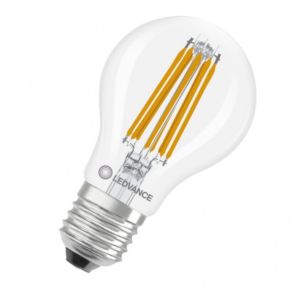 Osram / Ledvance Classic A LED Filament Superior 5-75W 827 warmweiß 1055lm dimmbar E27 klar 300° 220-240V