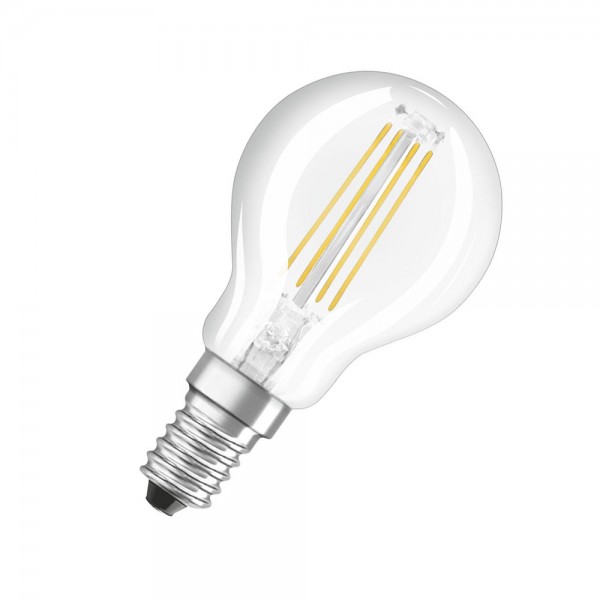 Osram Bellalux Classic P45 LED Filament 4W/827 warmweiß 470lm klar E14